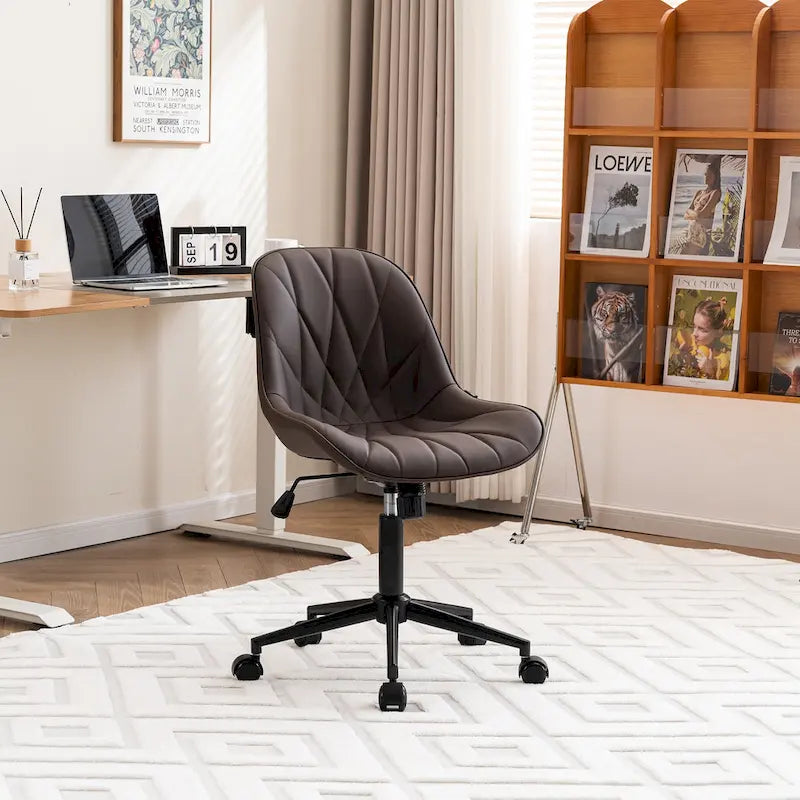 Home Office Desk Chairs with Wheels Rolling Task Computer Chair