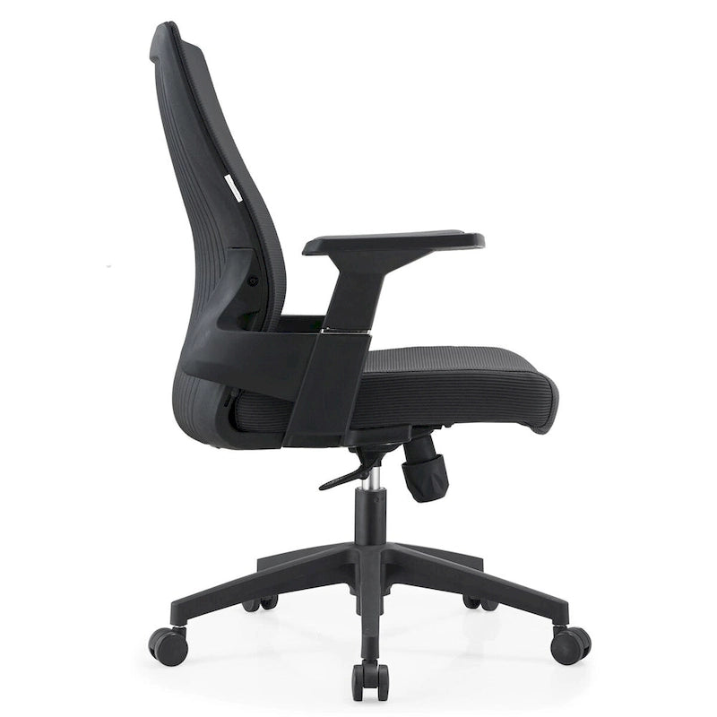 Adjustable Mid-Back Office Chair with 360-Degree Swivel and Tilt Brio Series by LeisureMod