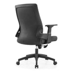 Adjustable Mid-Back Office Chair with 360-Degree Swivel and Tilt Brio Series by LeisureMod