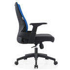 Adjustable Mid-Back Office Chair with 360-Degree Swivel and Tilt Brio Series by LeisureMod