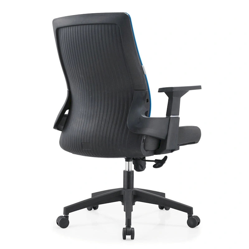 Adjustable Mid-Back Office Chair with 360-Degree Swivel and Tilt Brio Series by LeisureMod