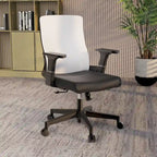Adjustable Mid-Back Office Chair with 360-Degree Swivel and Tilt Brio Series by LeisureMod