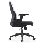 Adjustable Mid-Back Office Chair with 360-Degree Swivel and Tilt Brio Series by LeisureMod