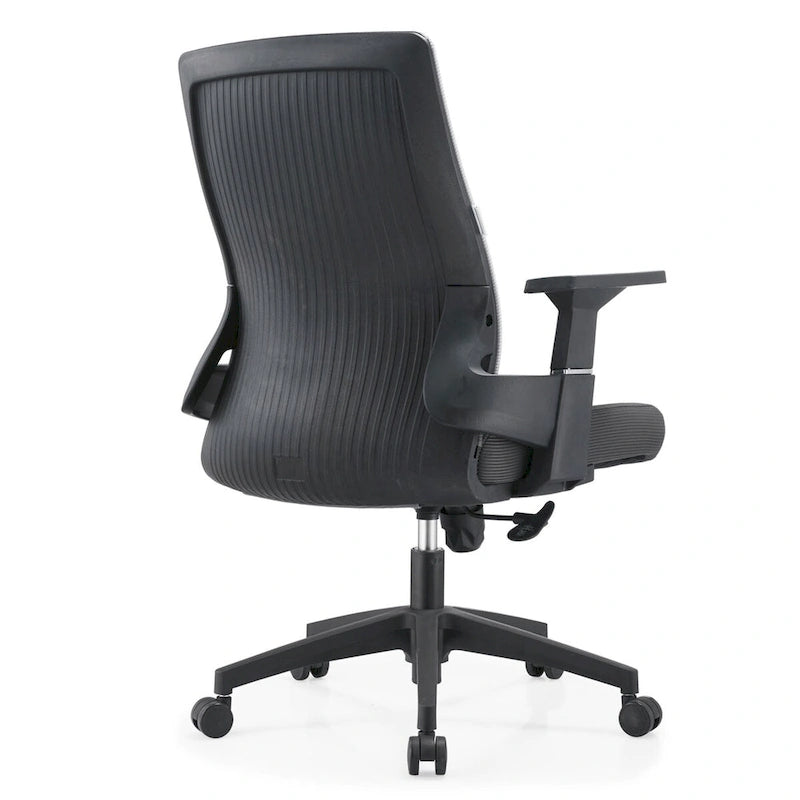 Adjustable Mid-Back Office Chair with 360-Degree Swivel and Tilt Brio Series by LeisureMod