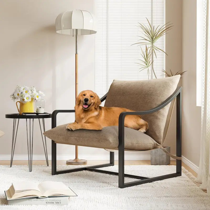 Modern Sling Accent Chair