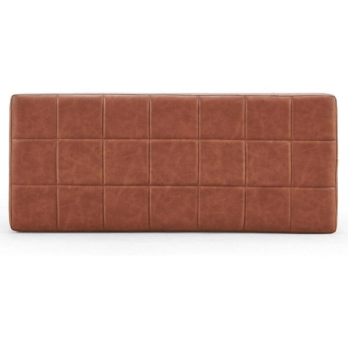 Howtai 36.6 Upholstered Leather PU Dining Bench