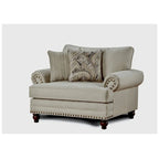 Carys Doe Chair-and-a-Half Armchair