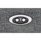 Diko 99 Inch Dual Power Recliner Sofa, Cushioned Tufted Seats, Gray Finish