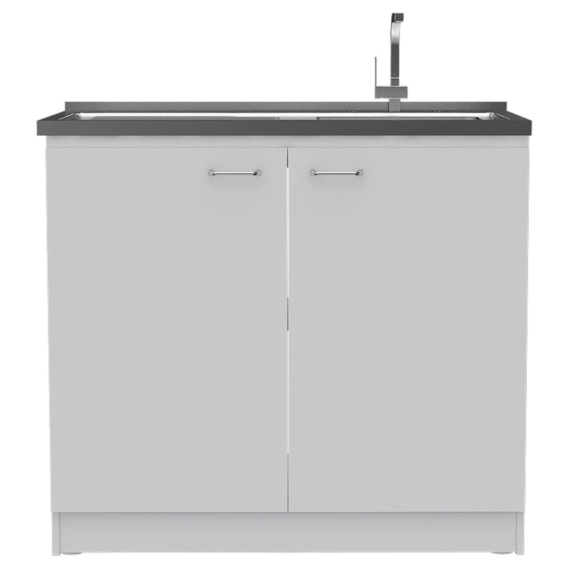 Brookeline Rectangle 2-Door Utility Sink and Cabinet