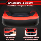 Ergonomic Office Chair with Lumbar Support Height Adjustable Rolling Desk Chairs with Flip-up Armrests